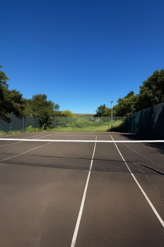 Terrain de tennis domaine belinay